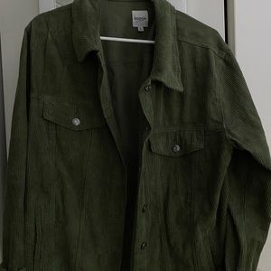 Corduroy Green Jacket